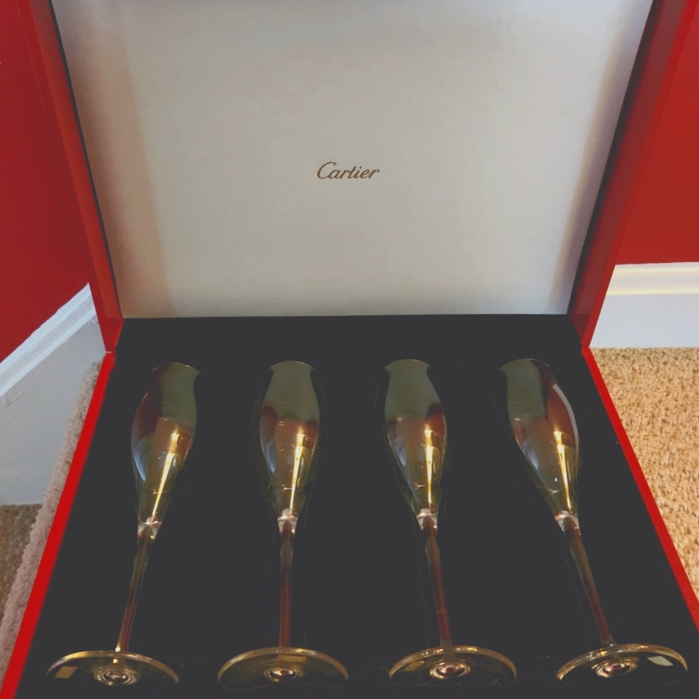 Cartier Champagne Flutes
